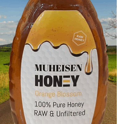 Orange Blossom Honey 16oz – 100% Raw & Unfiltered